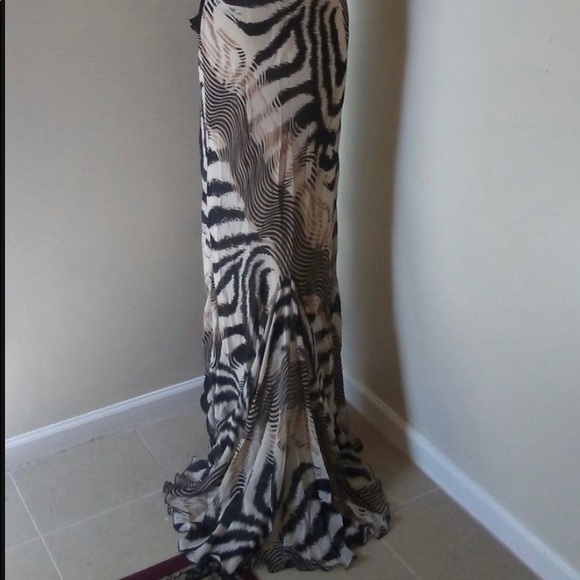 Home Coming Zebra Safari Pattern Vintage Gown Prom/Gala XSmall/Small Dress - Picture 6 of 8
